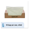 Stout EcoSafe-6400 Bags, 32 gal, 0.85 mil, 33" x 48", Green, 50/Box