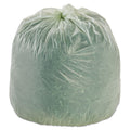 Stout EcoSafe-6400 Bags, 30 gal, 1.1 mil, 30" x 39", Green, 48/Box
