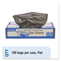 Stout Total Recycled Content Plastic Trash Bags, 56 gal, 1.5 mil, 43" x 49", Brown/Black, 100/Carton