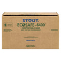 Stout EcoSafe-6400 Bags, 64 gal, 0.85 mil, 48" x 60", Green, 30/Box
