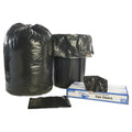 Stout Total Recycled Content Plastic Trash Bags, 65 gal, 1.5 mil, 50" x 51", Brown/Black, 100/Carton