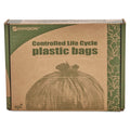Stout Controlled Life-Cycle Plastic Trash Bags, 30 gal, 0.8 mil, 30" x 36", Brown, 60/Box