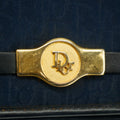 Christian Dior Vintage Trotter Canvas / Leather Shoulder Bag Blue #2814 by Bolt Boutique