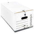 Universal Economical Easy Assembly Storage Files, Letter Files, White, 12/Carton