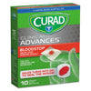 Curad Bloodstop Sterile Hemostat Gauze Pad, 1 x 1, 10/Box
