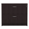 Alera Valencia Series Lateral File, 2 Legal/Letter-Size File Drawers, Espresso, 34" x 22.75" x 29.5"