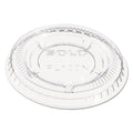 Dart Portion/Souffle Cup Lids, Fits 0.5 oz to 1 oz Cups, PET, Clear, 125 Pack, 20 Packs/Carton
