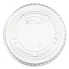 Dart Portion/Souffle Cup Lids, Fits 3.25 oz to 9 oz Cups, Clear, 125/Pack, 20 Packs/Carton