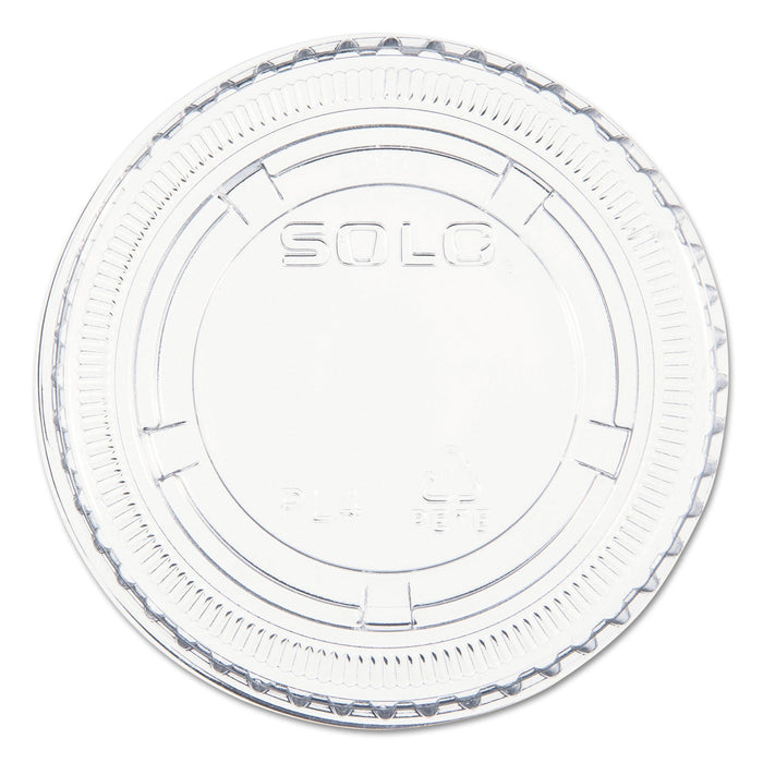 Dart Portion/Souffle Cup Lids, Fits 3.25 oz to 9 oz Cups, Clear, 125/Pack, 20 Packs/Carton