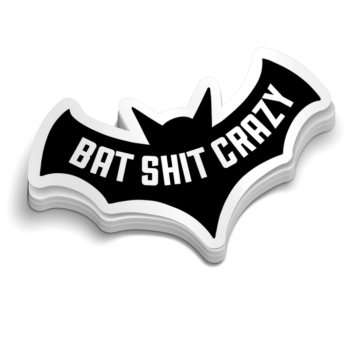 Bat Shit Crazy - Hard Hat Decal by Armed American Supply