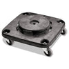 Rubbermaid Brute Container Square Dolly, 250 lb Capacity, 17.25 x 6.25, Black