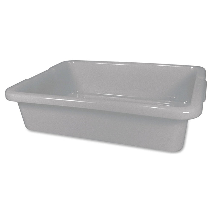 Rubbermaid Bus/Utility Tote, 20" x 15" x 5", Gray