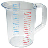Rubbermaid Bouncer Measuring Cup, 2 qt, Clear