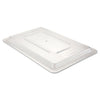Rubbermaid Food/Tote Box Lids, 12 x 18, Clear, Plastic