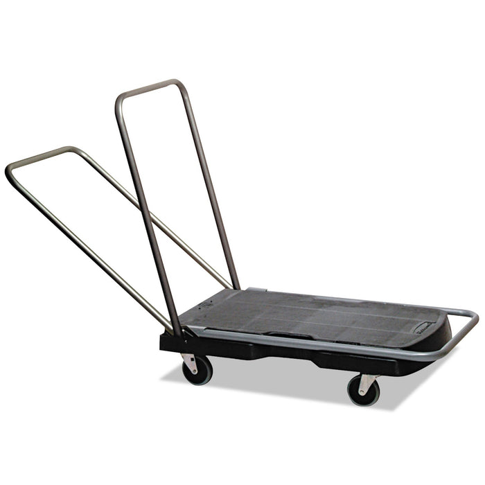 Rubbermaid Utility-Duty Home/Office Cart, 250 lb Capacity, 20.5 x 32.5, Platform, Black