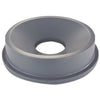 Rubbermaid Round BRUTE Funnel Top Receptacle, For 32-Gallon Containers, 22.38" Diameter x 5h, Gray