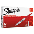 Sharpie Retractable Permanent Marker, Extra-Fine Needle Tip, Red