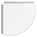 MasterVision Ruled Planning Board, 72 x 48, White/Silver