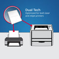 Avery Medium Embossed Tent Cards, White, 2.5 x 8.5, 2 Cards/Sheet, 50 Sheets/Box