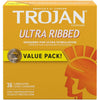 Trojan Ultra Ribbed Lubricated Latex Condoms Value Pack 36 ct