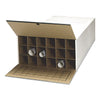 Safco Tube-Stor Fiberboard Files, Blueprints/Roll Files, 24" x 37.5" x 12", White, 2/Carton