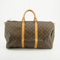 Louis Vuitton Monogram Canvas Keepall 50 Boston Bag Brown #2826 by Bolt Boutique