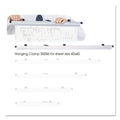 Safco Sheet File Hanging Clamps, 100 Sheets Per Clamp, 42" Length, 6/Carton