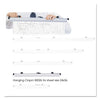 Safco Sheet File Hanging Clamps, 100 Sheets Per Clamp, 24" Length, 6/Carton