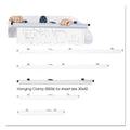 Safco Sheet File Hanging Clamps, 100 Sheets Per Clamp, 30" Length, 6/Carton