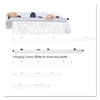 Safco Sheet File Hanging Clamps, 100 Sheets Per Clamp, 36" Length, 6/Carton