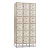 Safco Three-Column Box Locker, 36w x 18d x 78h, Two-Tone Tan