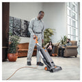 Hoover HushTone Vacuum Cleaner with Intellibelt, 15" Cleaning Path, Gray/Orange