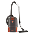 Hoover HushTone Backpack Vacuum, 6 qt Tank Capacity, Gray/Orange
