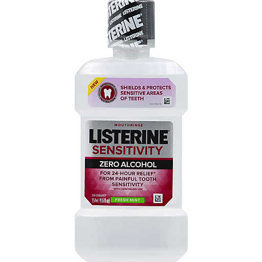 Listerine Sensitivity Zero Alcohol Mouthwash 8.50 Fl Oz by Pasteur Pharmacy