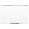 Mead Dry-Erase Board, Melamine Surface, 72 x 48, Silver Aluminum Frame