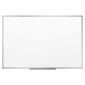 Mead Dry-Erase Board, Melamine Surface, 72 x 48, Silver Aluminum Frame