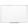 Mead Dry-Erase Board, Melamine Surface, 36 x 24, Silver Aluminum Frame