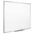 Mead Dry-Erase Board, Melamine Surface, 72 x 48, Silver Aluminum Frame