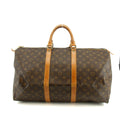 Louis Vuitton Monogram Canvas Keepall 50 Boston Bag Brown #2833 by Bolt Boutique