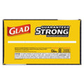 Glad Drawstring Large Trash Bags, 30 gal, 1.05 mil, 30" x 33", Black, 90/Carton
