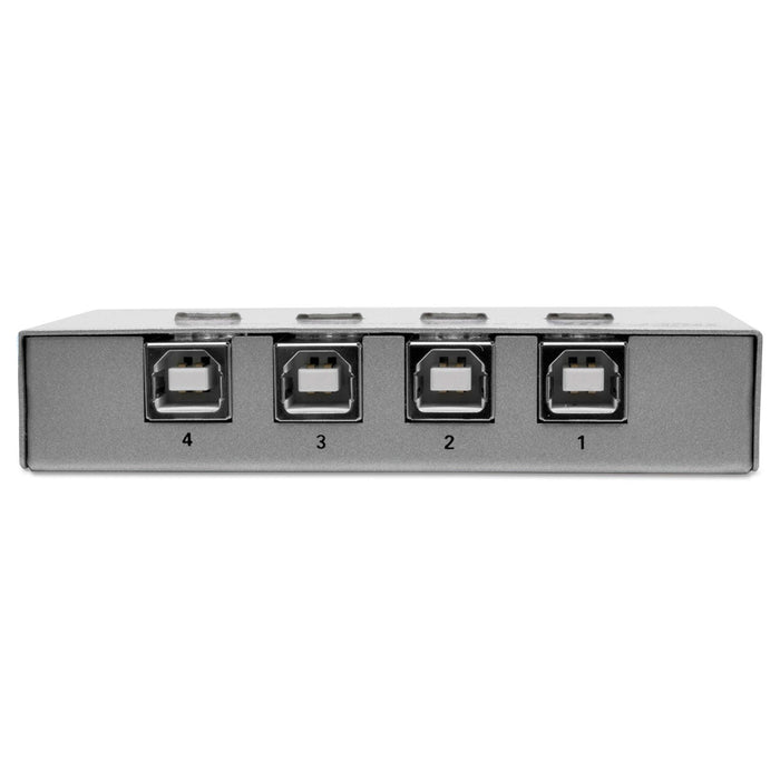 Tripp Lite USB 2.0 Printer/Peripheral Sharing Switch, 4 Ports