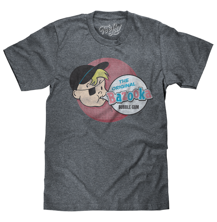 Bazooka Joe T-Shirt - Gray by Tee Luv