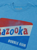 Bazooka Bubble Gum T-Shirt - Blue by Tee Luv