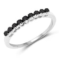0.32 Carat Genuine Multi Diamond .925 Sterling Silver Ring by Bids.com