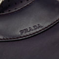 Prada Vitello Drive Perforated Bowling Bag Purple #2848 by Bolt Boutique
