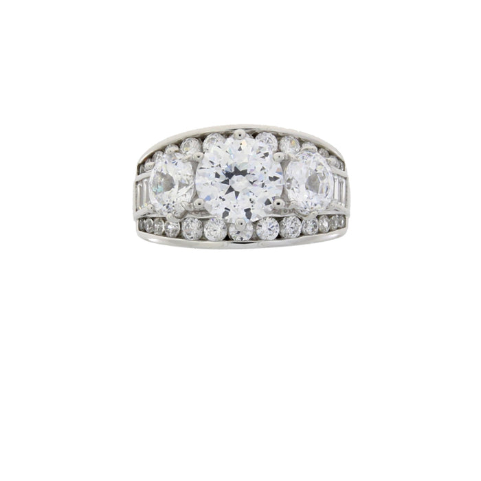 Cubic Zirconium CZ SS Bridal Sterling Silver by Bids.com