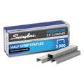 Swingline S.F. 3 Premium Staples, 0.25" Leg, 0.5" Crown, Steel, 5,000/Box