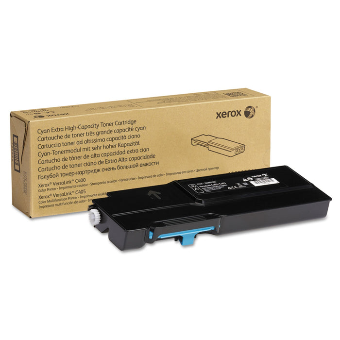 Xerox 106R03526 Extra High-Yield Toner, 8,000 Page-Yield, Cyan