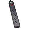 Tripp Lite Protect It! Surge Protector, 6 AC Outlets, 6 ft Cord, 790 J, Black