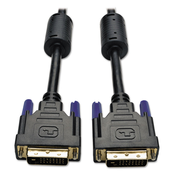 Tripp Lite DVI Dual Link Cable, Digital TMDS Monitor Cable, 6 ft, Black